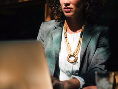 Woman Looking for a Job while Working Full Time