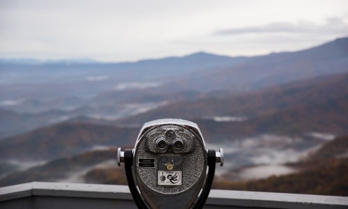 Binoculars used for a job search